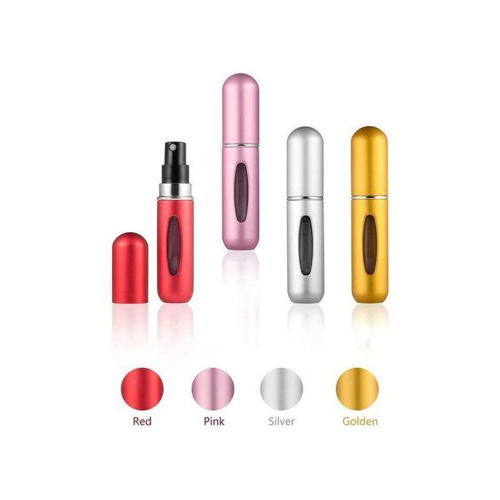 4 Pièces Mini Parfum Atomiseur Portable Pulvérisation de Parfum Vide Rechargeable