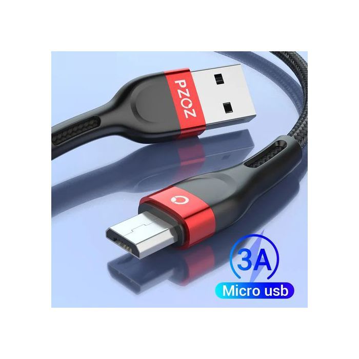 Câble de Charge Rapide 3A Micro USB Quick Chargeur Pour Samsung Xiaomi Redmi Android Téléphone