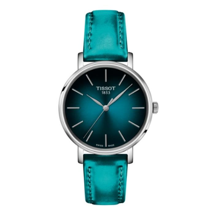 Montre - TISSOT - Everytime Desire - Quartz - Analogique - Cuir Bleu
