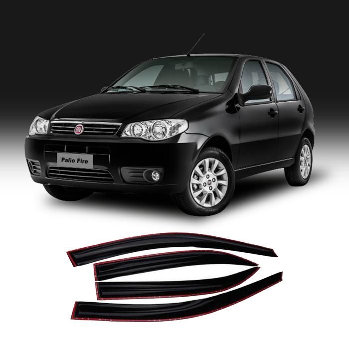 Déflecteur - Fiat Palio - Noir - Améliore la circulation d'air - Réduit le bruit