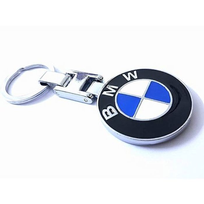 Porte-clés de voiture porte-clés avec logo BMW
