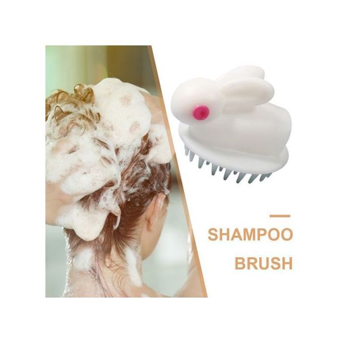Brosse à cheveux - GENERIC - Silicone - Anti-pelliculaire - Douce - Massage cuir chevelu