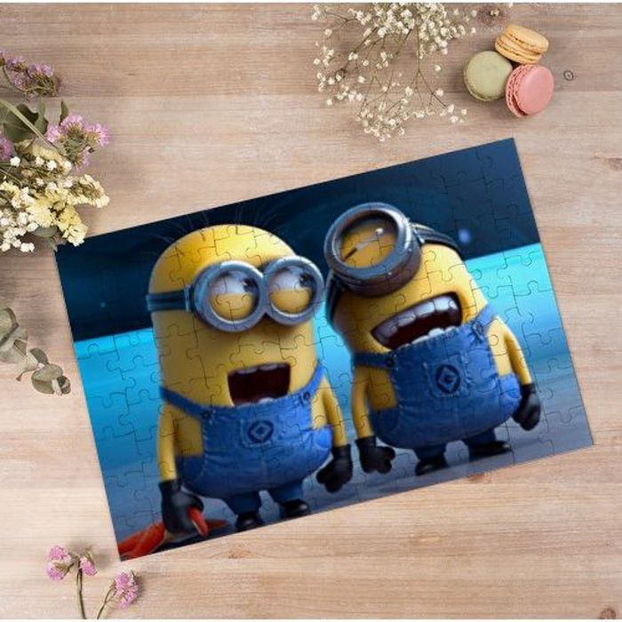 Puzzle 120 pièces  A4 - Minions