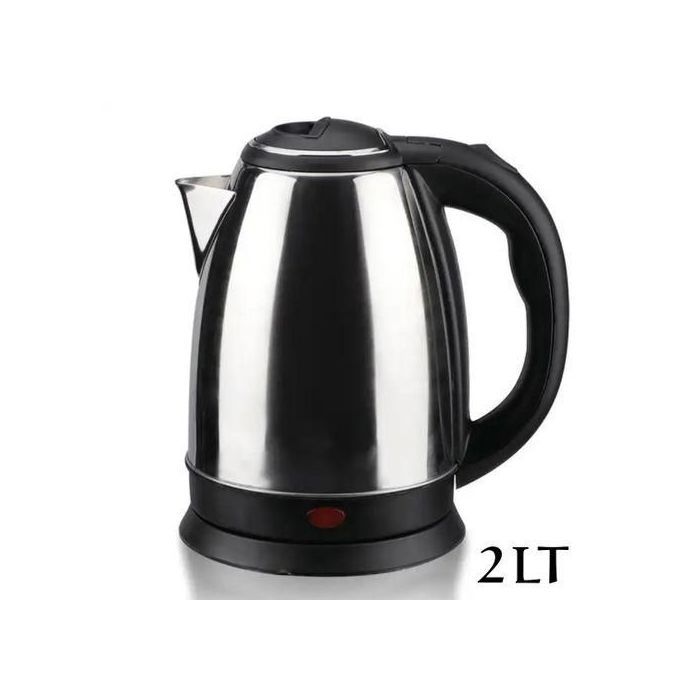 Bouilloire à eau électrique en acier inoxydable, Bouilloire rapide 2,0 L grande capacité, Théière-4