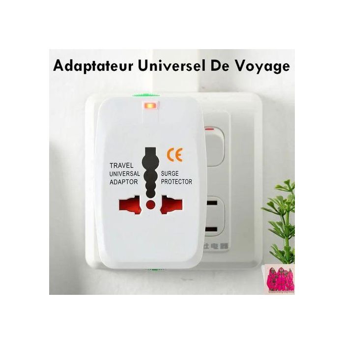 Adaptateur de Prise de Voyage Internationale