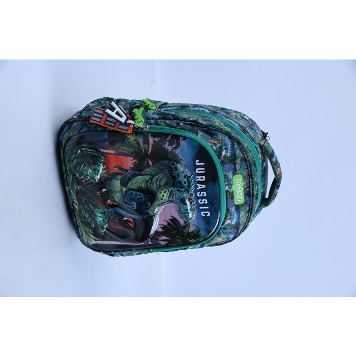 SAC A DOS 40CM 2 POCHES VISUEL 3D SATIN GARCON