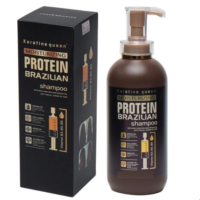 Keratine Queen Moisturizing Protein Brazilian Shampoo 500ml