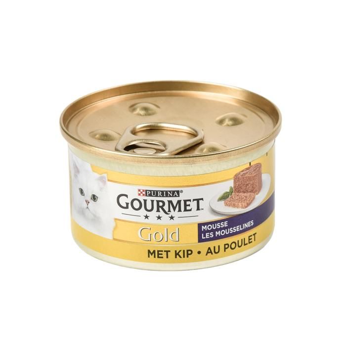 Pâtée pour Chien - GOURMET GOLD - Pâté de Poulet - 85g - 4% de Poulet - Adulte