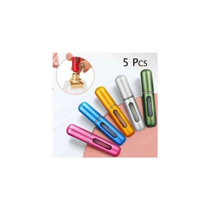 Mini Empty Portable Travel Perfume Spray Bottle - 5 PCS