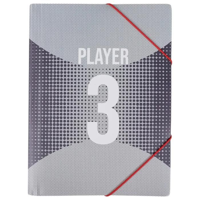 Chemise à Rabat - AUCHAN - A4 - Élastique - Motif Football - Mixte Enfant