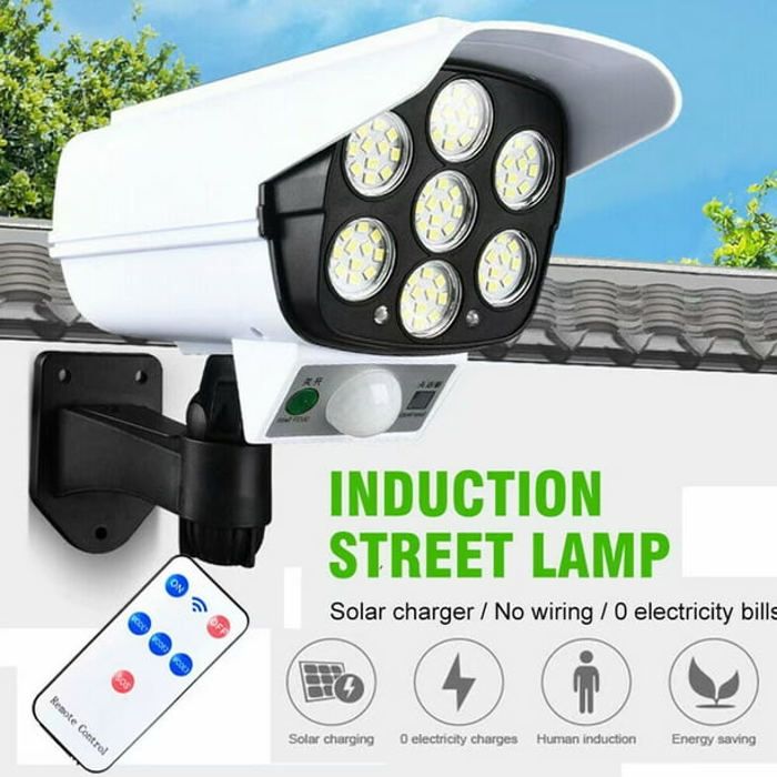 Lumière Extérieure Solaire - Non spécifié - Capteur de Mouvement - 77 LED - Imperméable - 3 Modes d'Éclairage