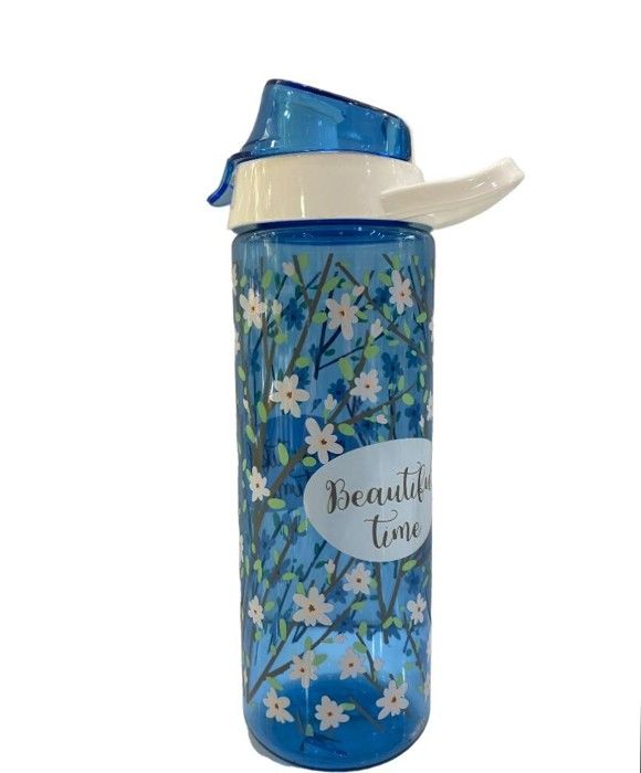 Bouteille sport - Non spécifié - 0.75l - Plastique - Bleu - Adulte