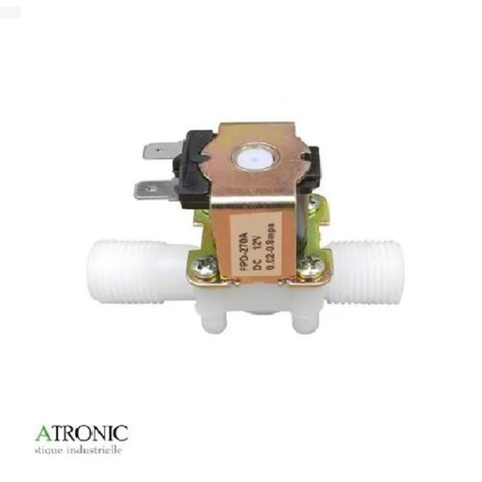 AGATRONIC Electrovanne 12v dc pour eau /air 1/2