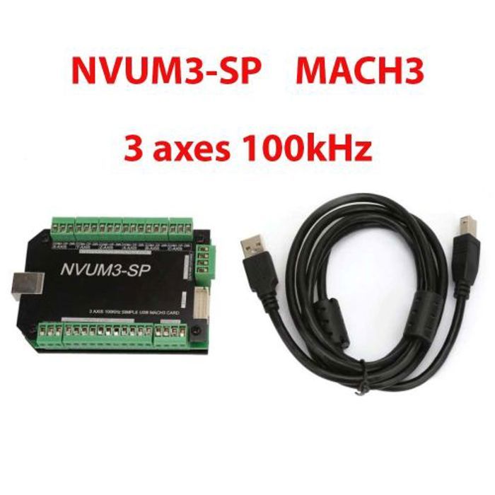 USB MACH3 Interface NVUM3-SP pour C-N-C 3 axes 100kHz
