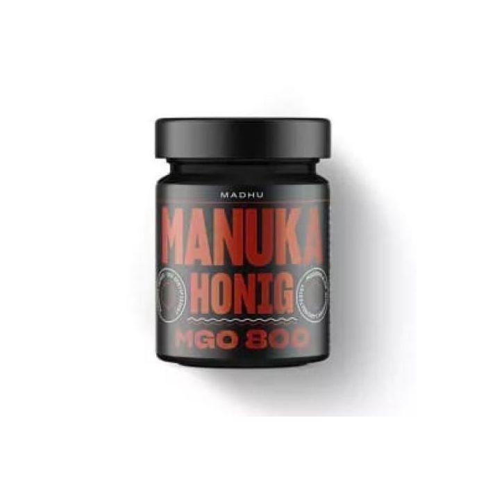 MADHU Manuka MGO800 -  Antioxydant, défense de l'organisme, 250g - Made in New Zealand