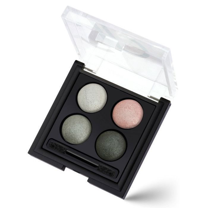 Palette de fards à paupières - GOLDEN ROSE - N° 02 - Multicolore - Effet longue durée - Humide et sec