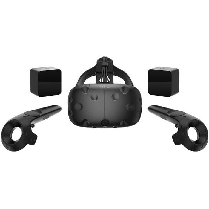 HTC Vive, dedikerat headset, svart, 110°, monoton, AMOLED, 1080 x 1200 pixlar