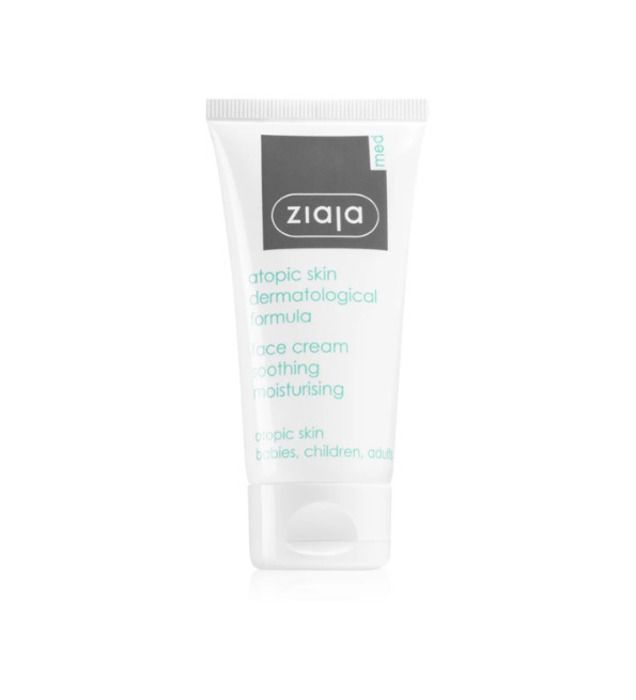 Crème Hydratante - Ziaja Med - Atopic - 50ml - Hypoallergénique - Peaux sèches