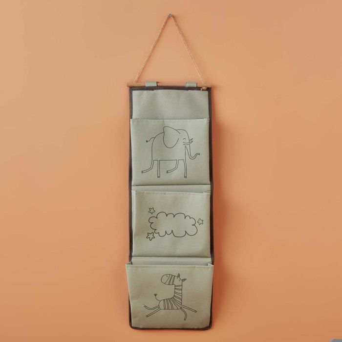 Organisateur suspendu Zoo vert (20x60 cm)