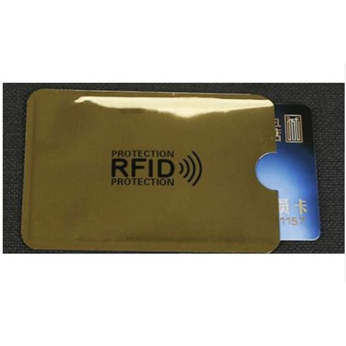 Etui Carte Bancaire Anti Piratage - Anti RFID Anti FRAUDE