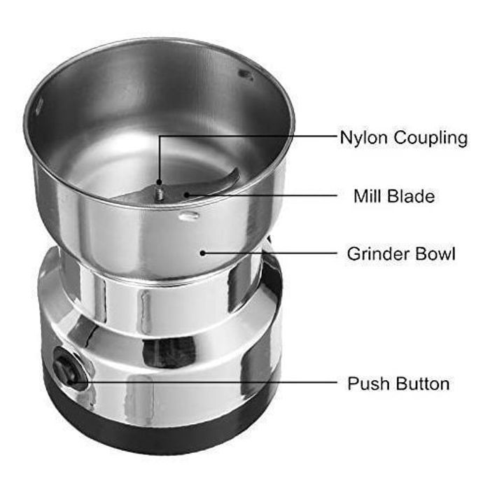 Moulin à café électrique, épices avec lames en acier inoxydable,