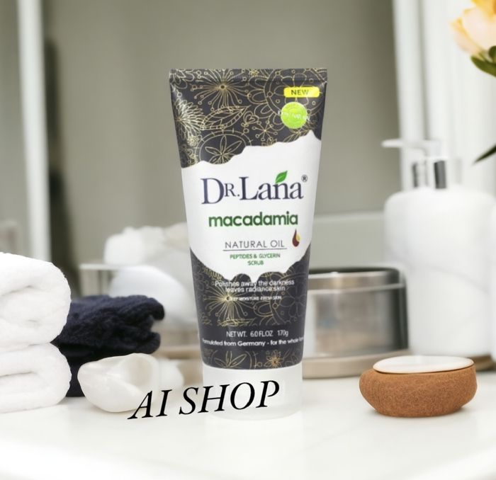 Gommage Exfoliant Macadamia Huile Naturelle Peptides Glycérine 170