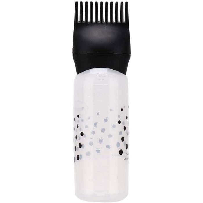 Bouteille d'applicateur de peigne de racine, bouteille d'applicateur de bouteille de colorant capillaire, bouteille de.[Q2792]
