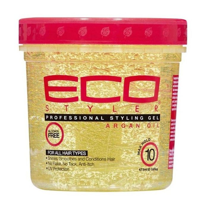 Gel coiffant - Eco Styler - Huile d'Argan - 473ml - Non gras - Hydratant