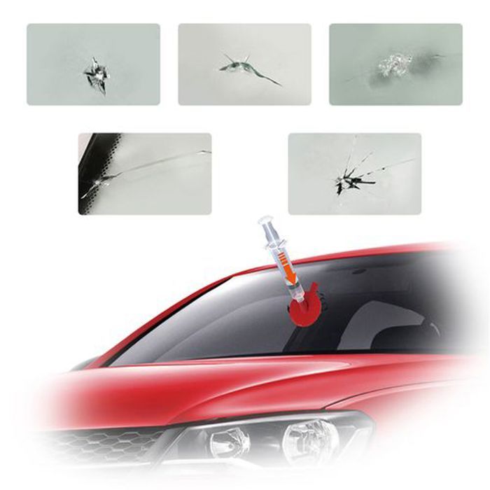 Visbella Kit de réparation Pare-brise de voiture Scratch Crack Restore Kit de réparation-