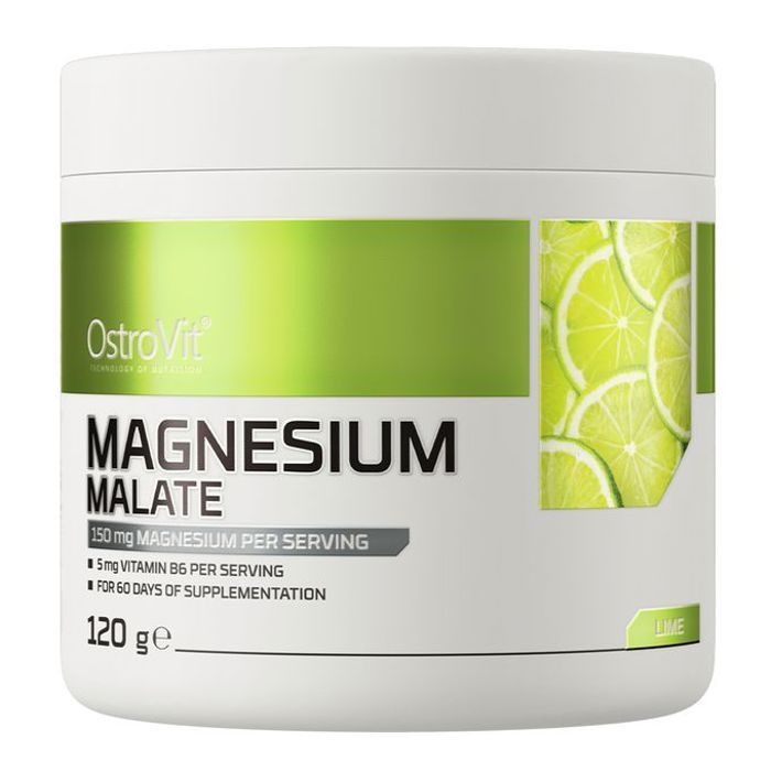 Magnesium Malate 120 g Lime - Magnésium & Vitamine B6
