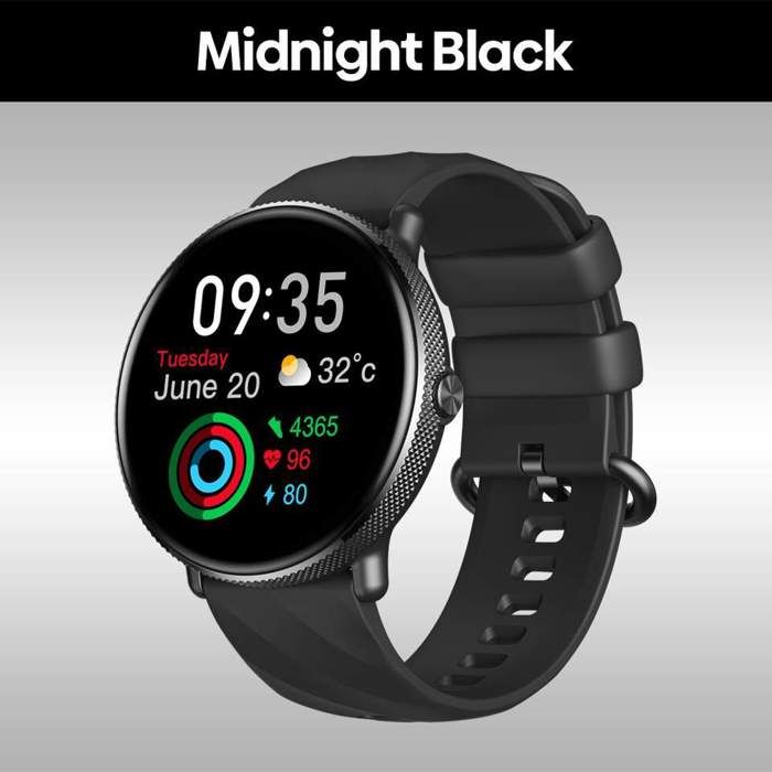 Zeblaze GTR 3 Pro - Montre Intelligente AMOLED Affichage 316L En Acier Inoxydable - Noir