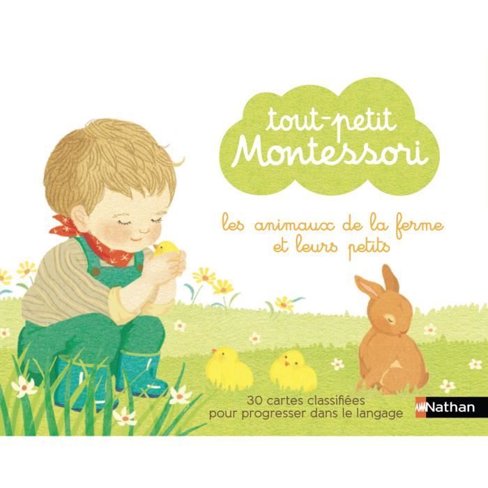 Cartes classifiées Montessori - Strong - Animaux de la ferme - Éducatif - Dès 15 mois - Développement du langage