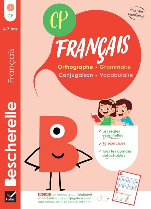 Cahier de référence - Bescherelle - Français CP - 19 leçons - 90 exercices - 6 ans