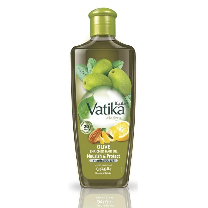 Vatika Naturals Huile Capillaire Enrichie en Olive 100ml