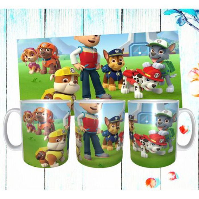 Mug - Paw Patrol - Imprimé - 325 ml - Céramique - Lave-vaisselle compatible