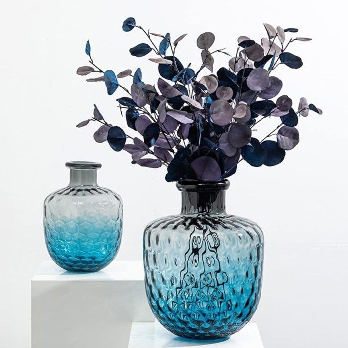 Vase en verre - Non spécifié - 14x14x47.5 cm - Transparent - Contemporain - Design