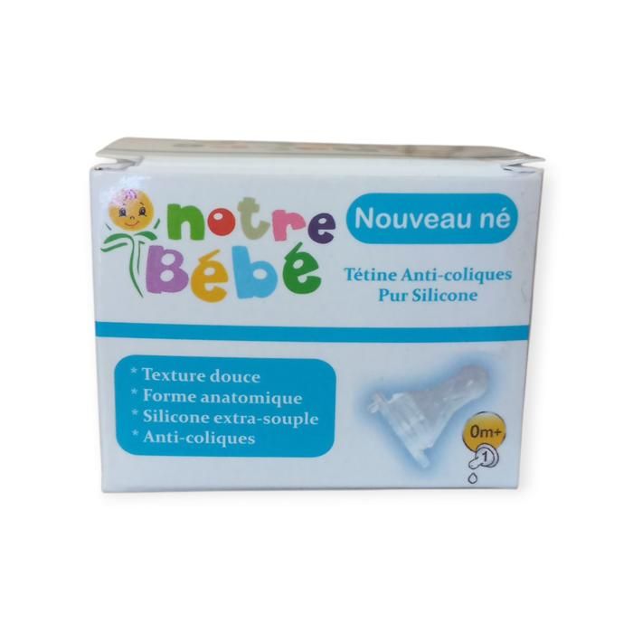 TETINE SILICONE ANTI COLIQUE 0MOIS