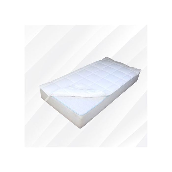 Sur matelas Malabata de confort Blanc - 1 Place  (100*200 cm) - Améliorez Votre Confort de Sommeil