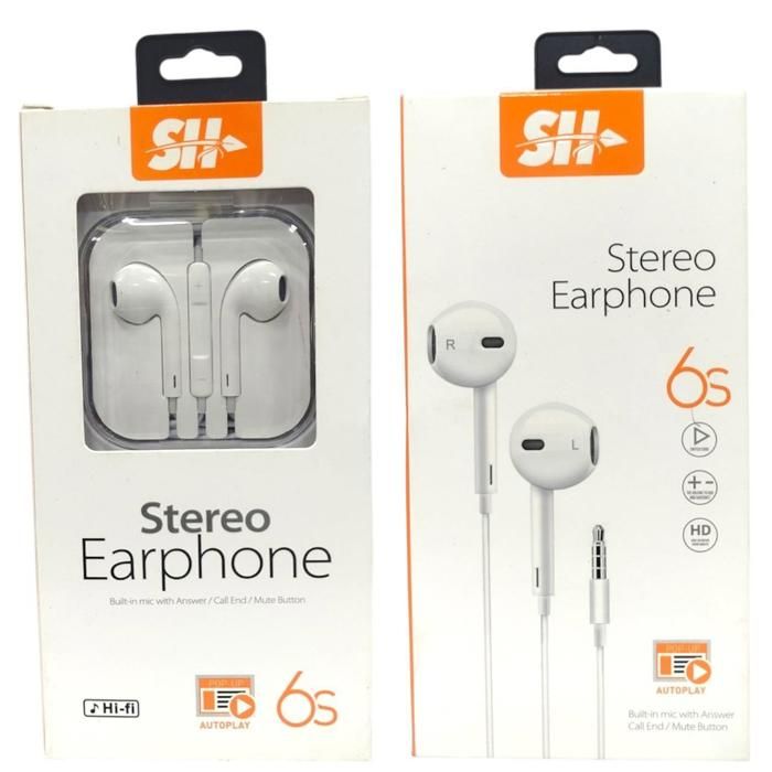 des ecouteurs SHTEL STEREO EARPHONE HIFI SOUND MODEL S6