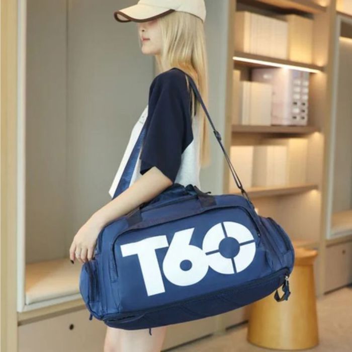 Sac de sport pour hommes et femmes T60 bagages etanches, sac de voyage, sport BLUE