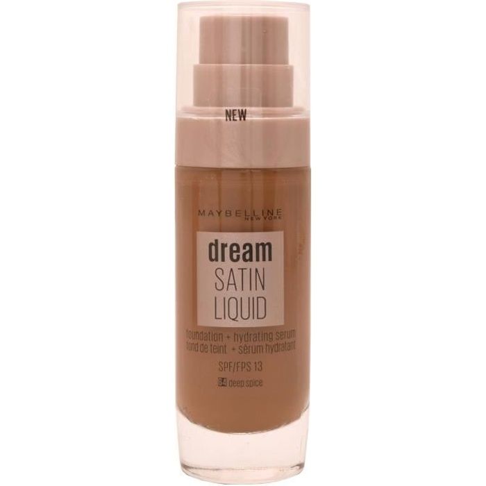Maybelline Dream Fond de teint liquide satiné SPF13 30 ml d'épice profonde # 64