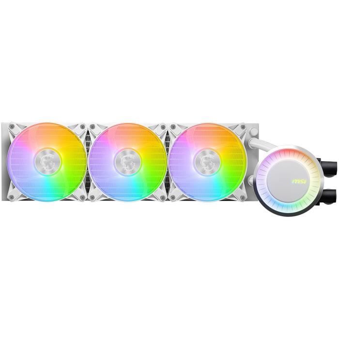 Refroidissement PC - MSI - 306-7ZW6E21-C24 / 306-7ZW6E24- - MAG CORELIQUID E360 WHITE