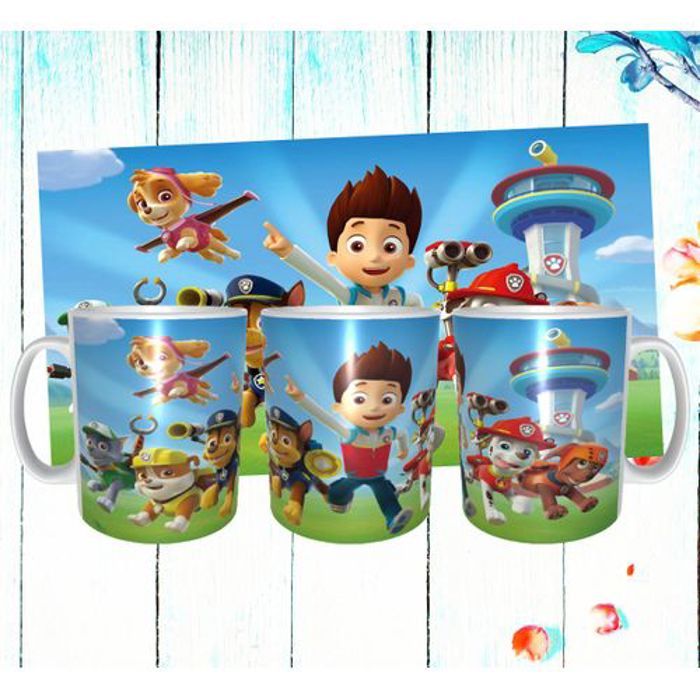 Mug - Paw Patrol - Blanc - 325 ml - Céramique - Anti-rayures