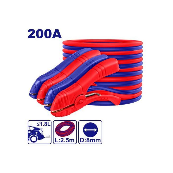 Cable de démarrage 200A x 2,5m