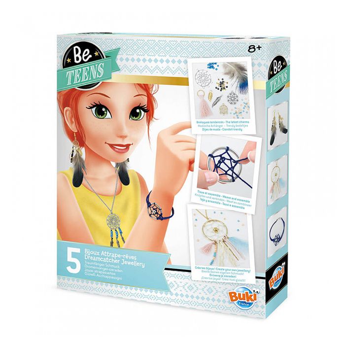 Kit de création de bijoux Attrape-rêves - BUKI FRANCE - 5 bijoux uniques - Dès 8 ans