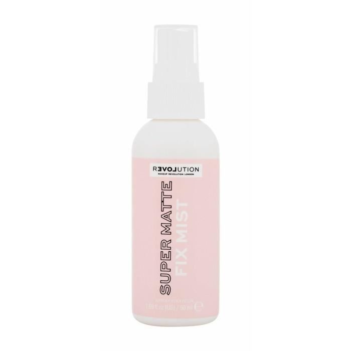 Revolution Relove 50ml Super Matte Fix Mist, Fixateur De Maquillage