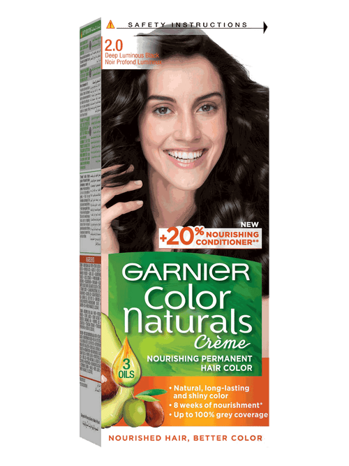 Color Naturals Crème Colorante permanentre Noir lumineux 2