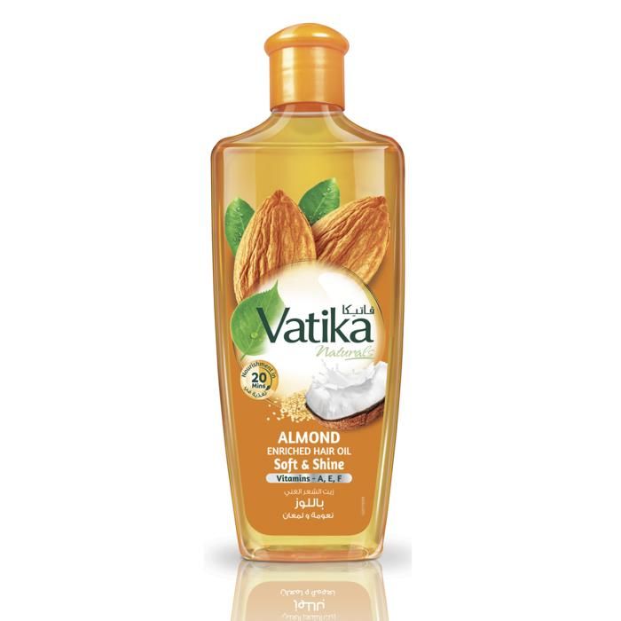 Vatika Naturals Huile Capillaire Enrichie en Amande 100ml
