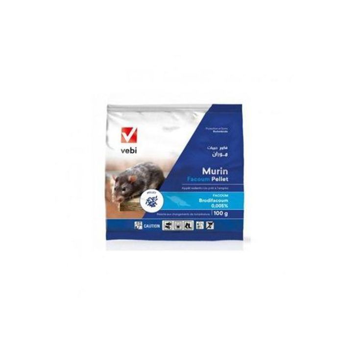 VEBI Raticide murin facoum pellet 100g