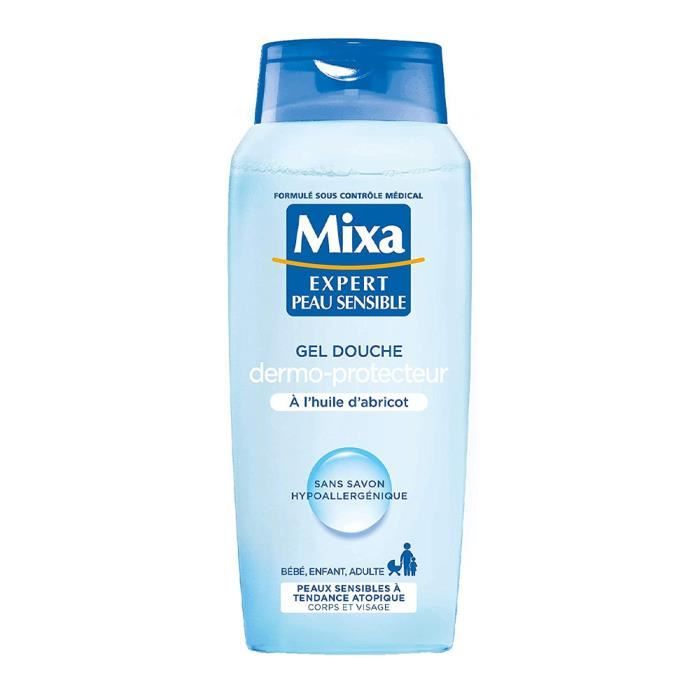 Gel douche - Mixa - Dermo-Protecteur - Huile d'Abricot - 400ml - Hypoallergénique